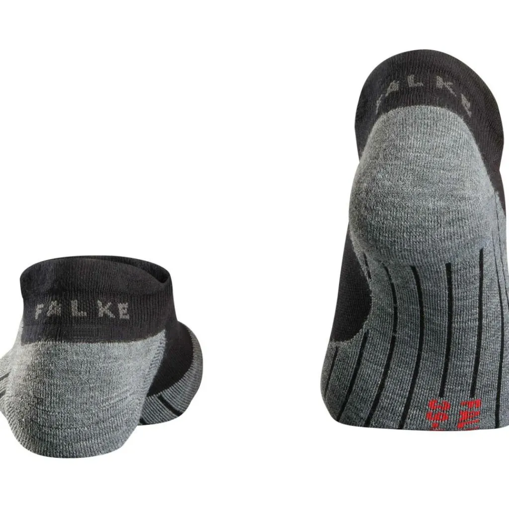 Hardloopkleding-Falke RU4 Invisible hardloopsokken dames black mix