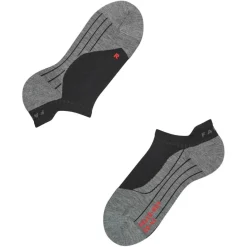 Hardloopkleding-Falke RU4 Invisible hardloopsokken dames black mix