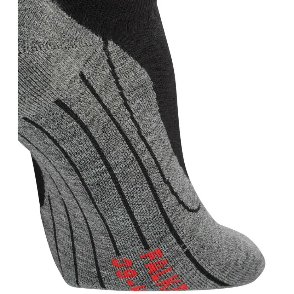 Hardloopkleding-Falke RU4 Invisible hardloopsokken dames black mix