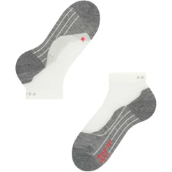 Hardloopkleding-Falke RU4 Short hardloopsokken heren white mix
