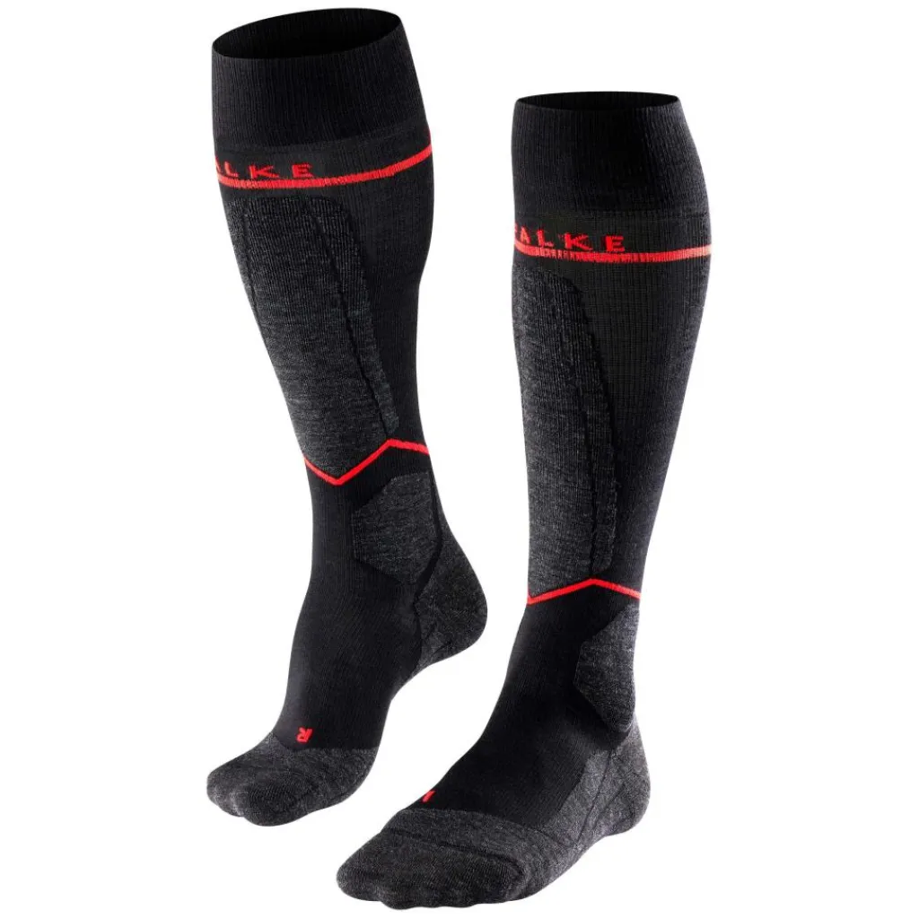 Falke SK4 Advanced Compression Light skisokken dames black mix< Skisokken|Snowboardsokken