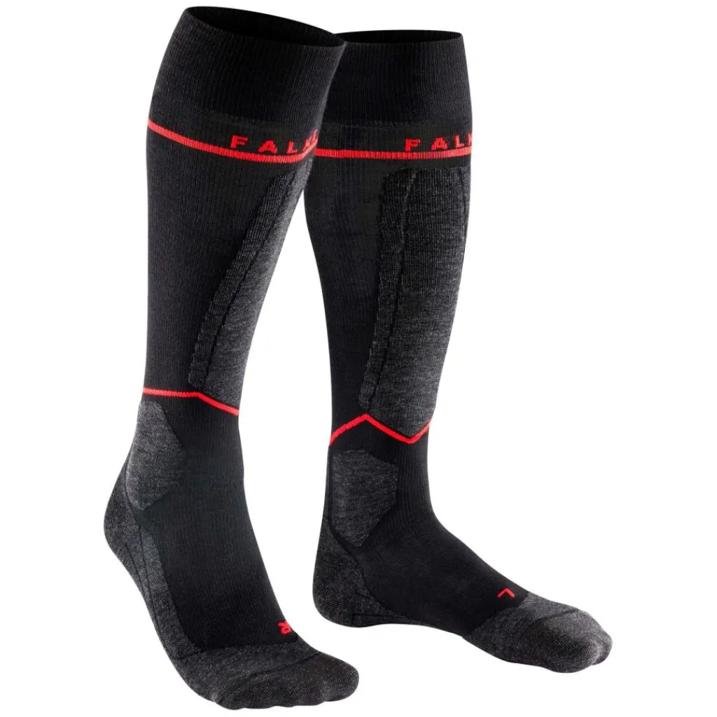 Falke SK4 Advanced Compression Light skisokken dames black mix< Skisokken|Snowboardsokken