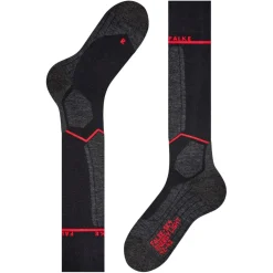 Falke SK4 Advanced Compression Light skisokken dames black mix< Skisokken|Snowboardsokken