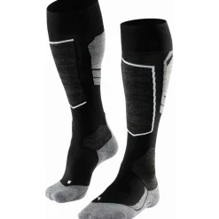 Skisokken|Snowboardsokken-Falke SK4 Advanced skisokken heren black mix