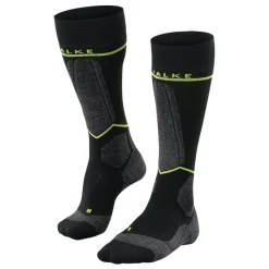 Skisokken|Snowboardsokken-Falke SK Compression Energy skisokken heren black lightning