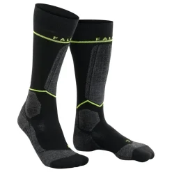 Skisokken|Snowboardsokken-Falke SK Compression Energy skisokken heren black lightning