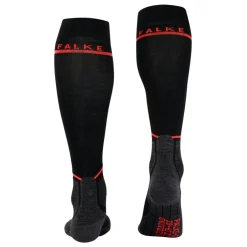 Falke SK Compression Energy skisokken dames black neon red< Skisokken|Snowboardsokken