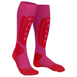 Skisokken|Snowboardsokken-Falke SK5 Expert skisokken dames lipstick pink