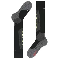 Skisokken|Snowboardsokken-Falke SK5 Expert skisokken heren black lightning