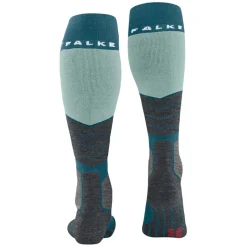 Skisokken|Snowboardsokken-Falke SK2 Intermediate skisokken dames lagoon