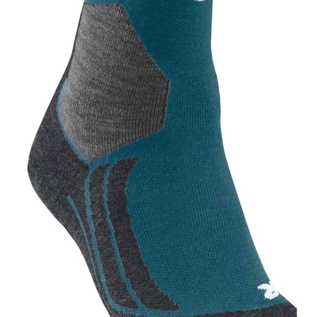 Skisokken|Snowboardsokken-Falke SK2 Intermediate skisokken dames lagoon