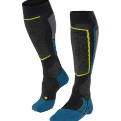 Skisokken|Snowboardsokken-Falke SK2 Intermediate skisokken heren black
