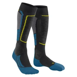 Skisokken|Snowboardsokken-Falke SK2 Intermediate skisokken heren black