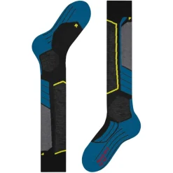 Skisokken|Snowboardsokken-Falke SK2 Intermediate skisokken heren black