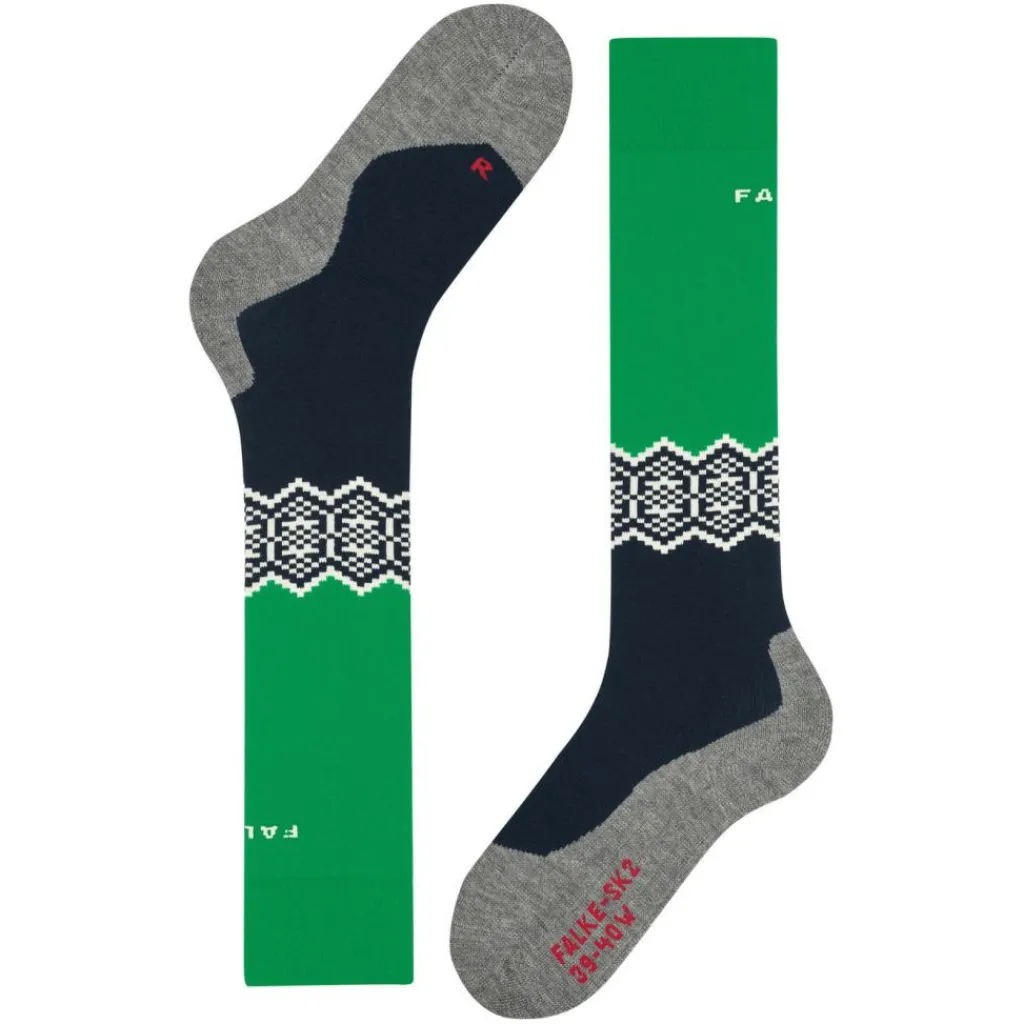 Falke SK2 Intermediate skisokken heren space blue< Skisokken|Snowboardsokken