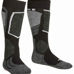 Skisokken|Snowboardsokken-Falke SK2 Intermediate skisokken junior black mix
