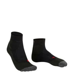 Falke TE2 Short tennissokken heren black< Tenniskleding