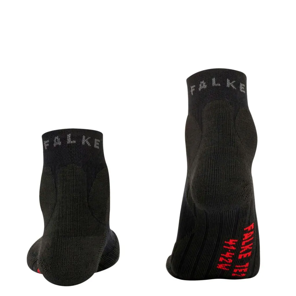 Falke TE2 Short tennissokken heren black< Tenniskleding
