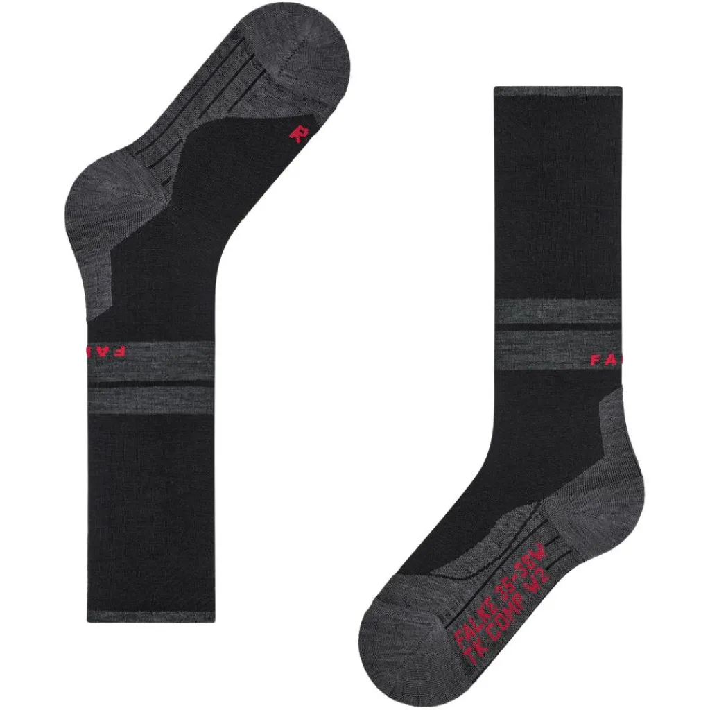 Wandelsokken|Wandelsokken-Falke TK Compression Energy wandel compressiesokken heren black