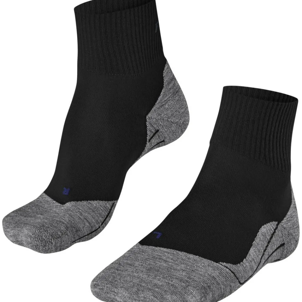 Wandelsokken|Wandelsokken-Falke TK5 Cool Short wandelsokken heren black mix