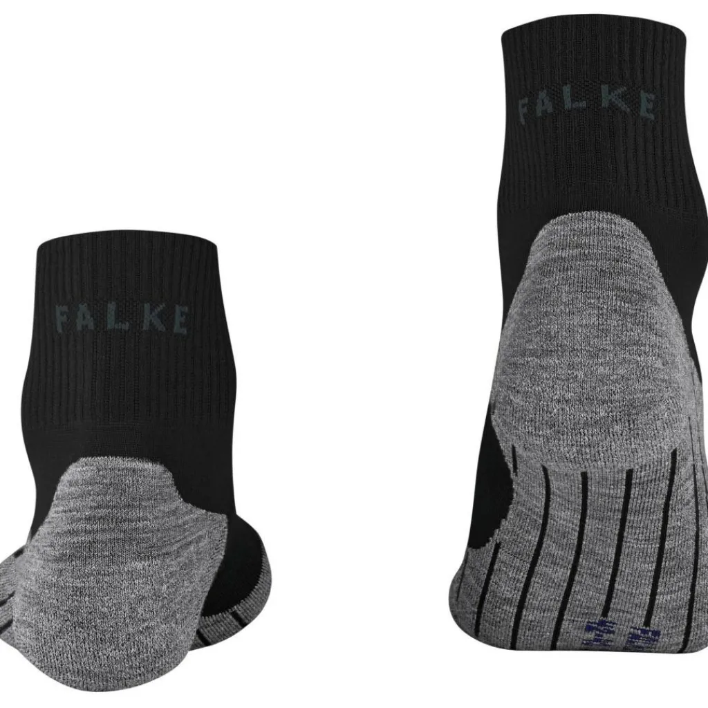Wandelsokken|Wandelsokken-Falke TK5 Cool Short wandelsokken heren black mix