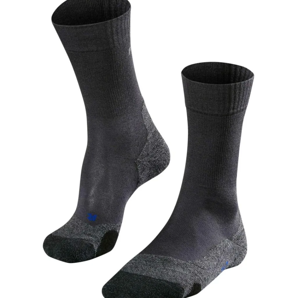 Wandelsokken|Wandelsokken-Falke TK2 Cool wandelsokken heren asphalt melange