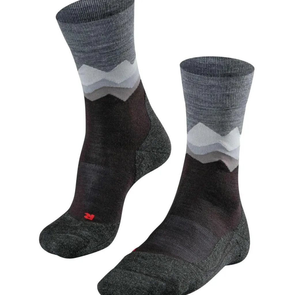 Wandelsokken|Wandelsokken-Falke TK2 Crest wandelsokken heren black