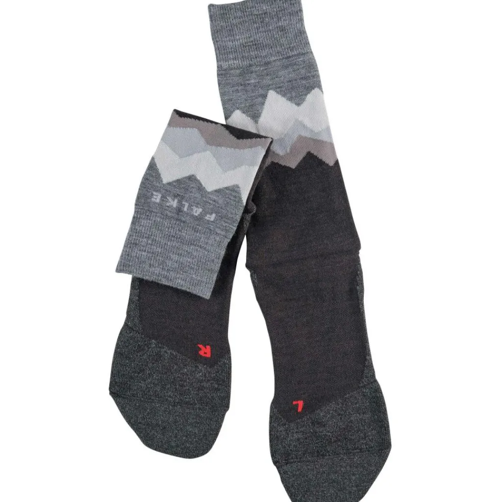 Wandelsokken|Wandelsokken-Falke TK2 Crest wandelsokken heren black