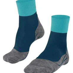 Falke TK2 Explore Cool Short wandelsokken dames blue pond< Wandelsokken|Wandelsokken