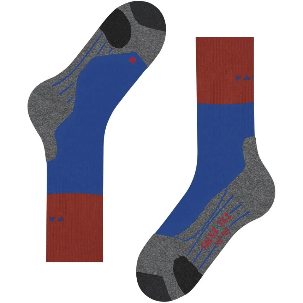 Falke TK2 Explore wandelsokken heren cobalt blue< Wandelsokken|Wandelsokken