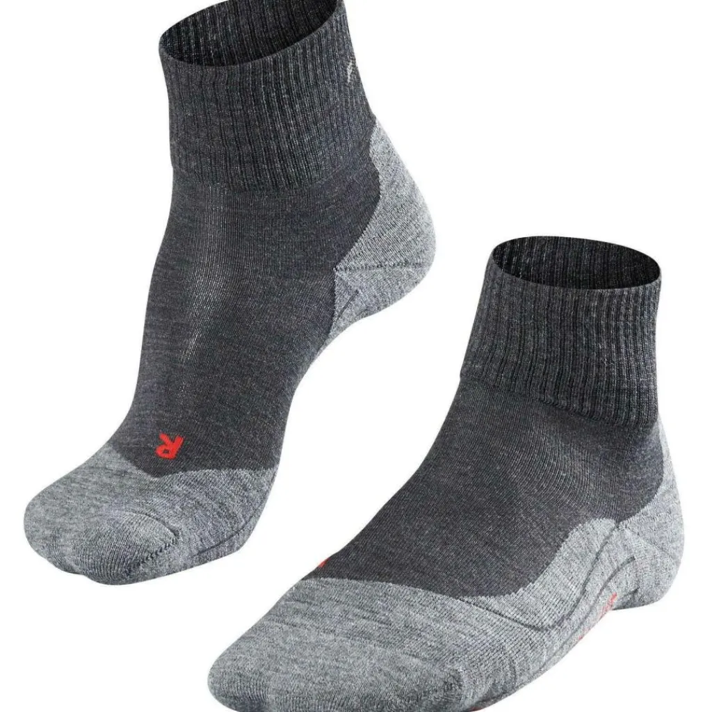 Wandelsokken|Wandelsokken-Falke TK5 Short wandelsokken dames asphalt melange