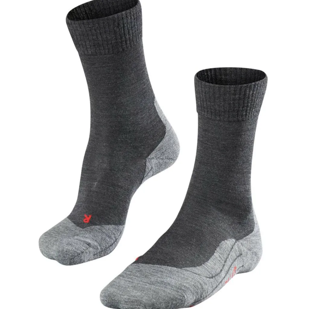 Wandelsokken|Wandelsokken-Falke TK5 wandelsokken dames asphalt melange