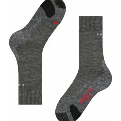 Falke TK2 wandelsokken dames asphalt melange< Wandelsokken|Wandelsokken