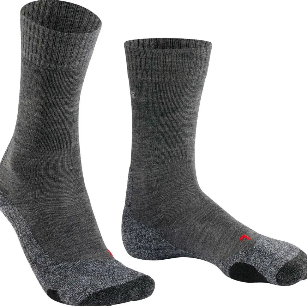 Wandelsokken|Wandelsokken-Falke TK2 wandelsokken heren asphalt melange