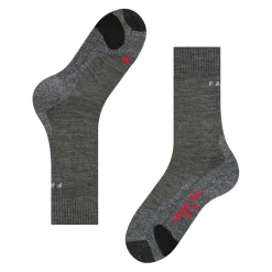 Wandelsokken|Wandelsokken-Falke TK2 wandelsokken heren asphalt melange