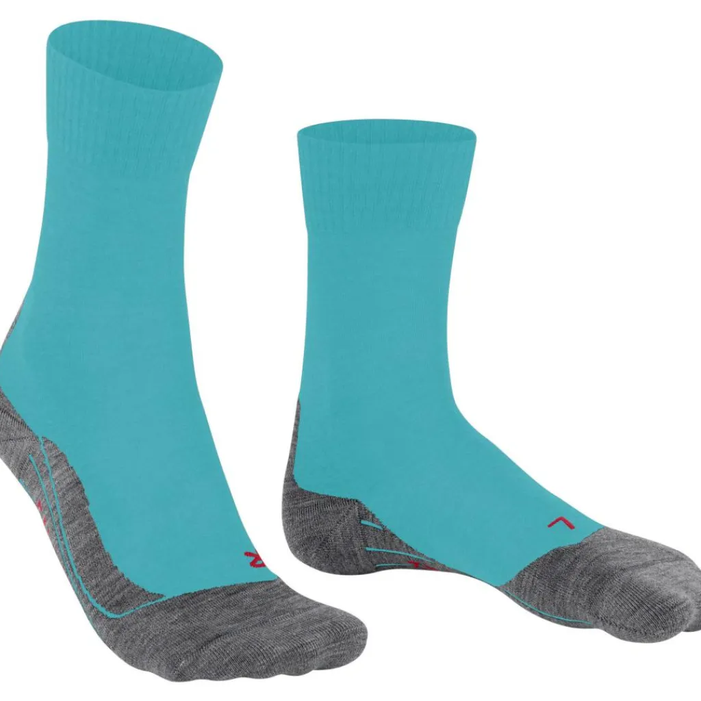 Wandelsokken|Wandelsokken-Falke TK5 Wander wandelsokken dames turquoise