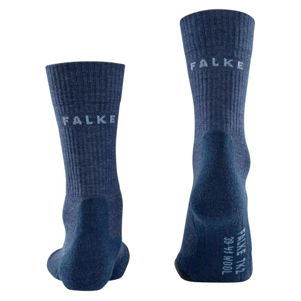 Wandelsokken|Wandelsokken-Falke TK2 Wool wandelsokken heren jeans