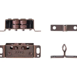 Hang- & Sluitwerk-Fawo Dubbele rolsnapper en sluitlip set van 2 stuks