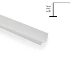 Fawo Hoefijzer gordijnrail enkel 2,5 meter< Wandbekleding & Gordijnen