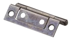 Hang- & Sluitwerk-Fawo Kastscharnier dubbele knik 50 x 20 mm per 4 stuks Bruin