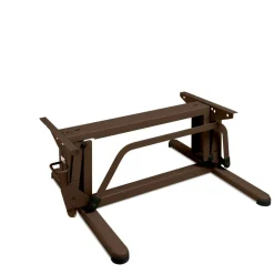 Fawo Krause tafelpoot 600 mm bruin< Tafelpoten