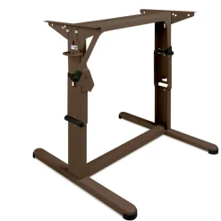 Fawo Krause tafelpoot 600 mm bruin< Tafelpoten