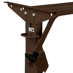 Fawo Krause tafelpoot 600 mm bruin< Tafelpoten