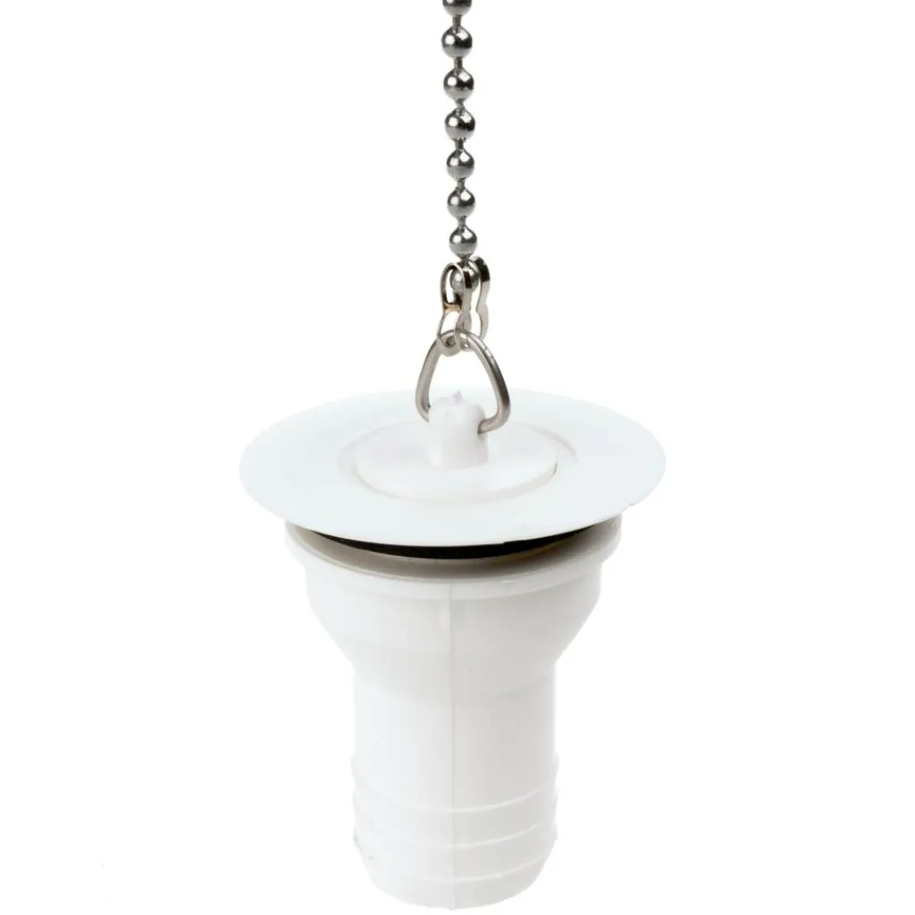 Fawo Rechte afvoerplug 25 mm wit< Tankdoorvoeren & Afvoerpluggen