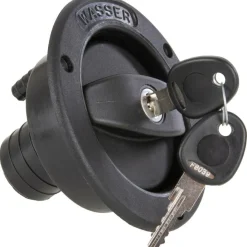 Tankdoorvoeren & Afvoerpluggen-Fawo watervuldop met slot kort