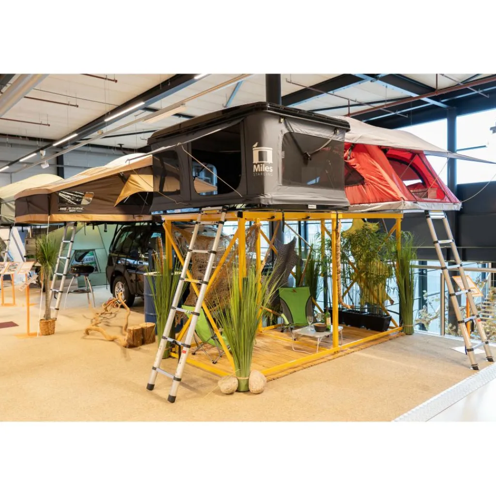 2-Persoons Tent|Tunneltenten-Femkes Rooftoptents Miles Starling daktent grey