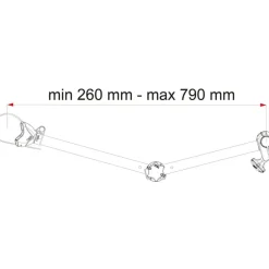 Fiamma Bike-Block Pro S D3 fietsklem aluminium< Fietsendragers