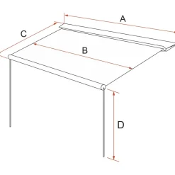 Fiamma CaravanStore 440 XL zakluifel - Royal Grey< Zakluifels