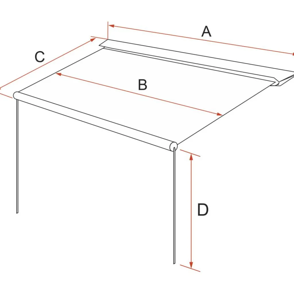 Zakluifels-Fiamma CaravanStore 225 zakluifel - Royal Grey