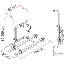 Fietsendragers-Fiamma Carry Bike UL fietsendrager black restyling